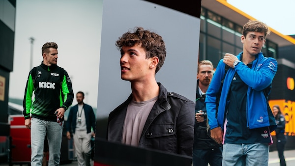 GP Belgio: l'arrivo dei piloti in circuito per il Media Day