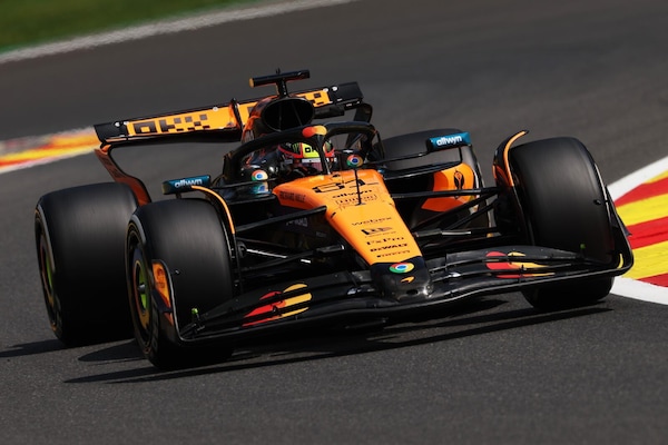 GP Belgio, FP1: la McLaren fa già paura, Piastri il più veloce
