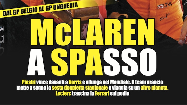 McLaren a SPAsso: il numero 30 di Autosprint è in edicola e in digitale