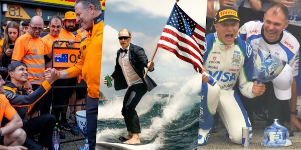 Hadjar rompe il primo trofeo, Bottas fa surf e... I migliori contenuti social dal GP di Zandvoort