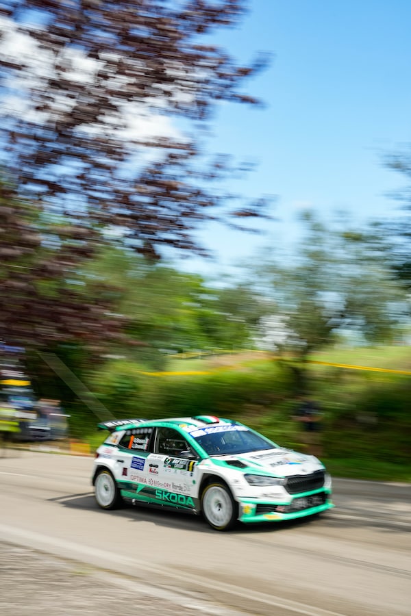 Basso chiude al comando la prima tappa al Rally del Lazio
