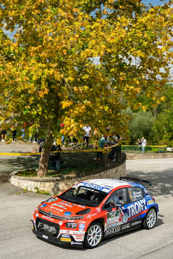 Vittoria di rimonta per Crugnola al Rally del Lazio
