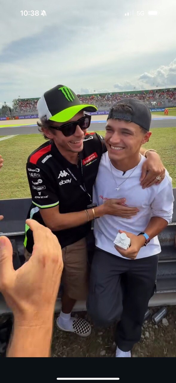 La F1 incontra le due ruote: Norris e Antonelli ospiti a Misano