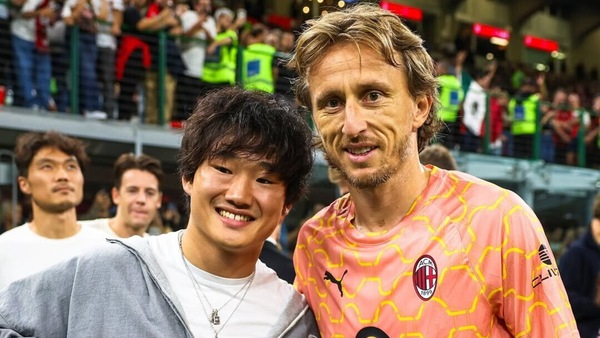 Tsunoda "scende in campo" con il Milan