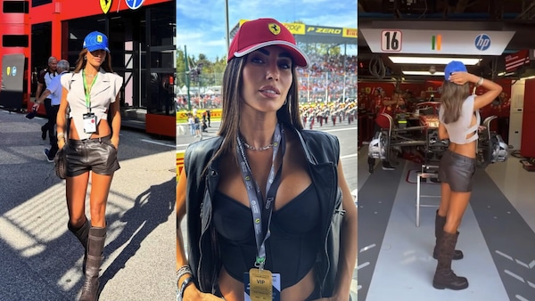 F1 Monza, anche Federica Nargi ai box Ferrari