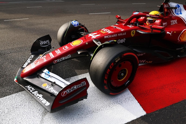 GP Azerbaijan, FP2: squillo Ferrari, Hamilton davanti a Leclerc