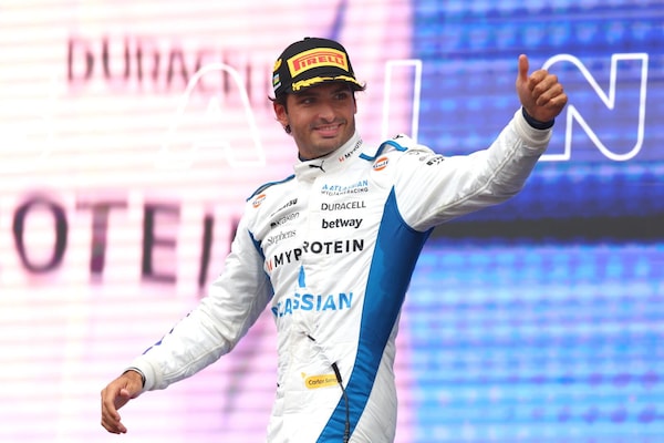 Sainz: "Non so descrivere questa sensazione, meglio anche del mio primo podio"