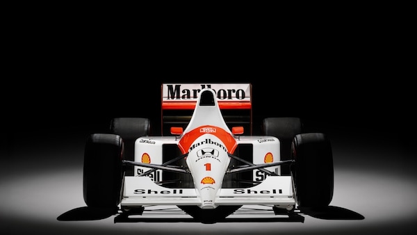 All'asta la McLaren della vittoria di Senna in Brasile nel 1991