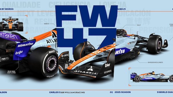 Williams celebra i suoi tifosi in Brasile con la livrea “Driven by Words”