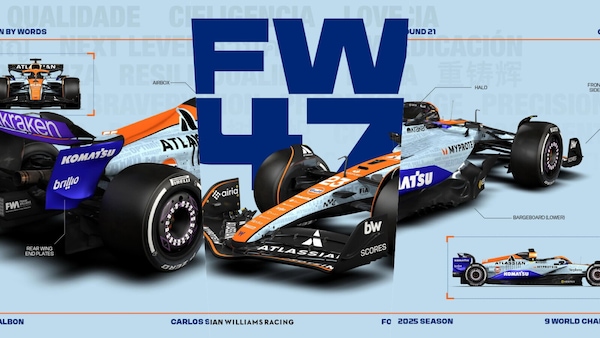 Williams celebra i suoi tifosi in Brasile con la livrea “Driven by Words”