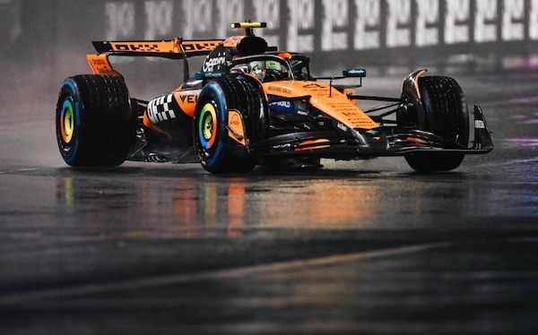 Norris: "Sorpreso dalla nostra velocità con l'acqua. In gara dovremo improvvisare"