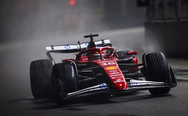 Ferrari, altra pioggia di delusioni: l'acqua di Las Vegas spegne il buono della SF-25