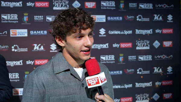 Caschi D'Oro 2025, Antonelli riceve l'Oscar del Motorsport a Imola