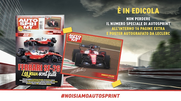 Non perdere Autosprint n.4: 16 pagine in più e il poster autografato da Charles Leclerc
