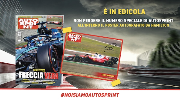 Autosprint n.5 è in edicola: in regalo l'esclusivo poster autografato da Lewis Hamilton!