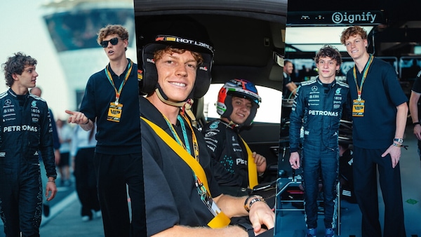 Sinner celebra Antonelli: "Grazie Kimi, grazie F1"