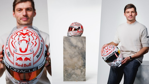 Casco speciale per Max Verstappen a Suzuka