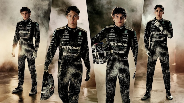 Russell e Antonelli indossano Y-3 anche in pista