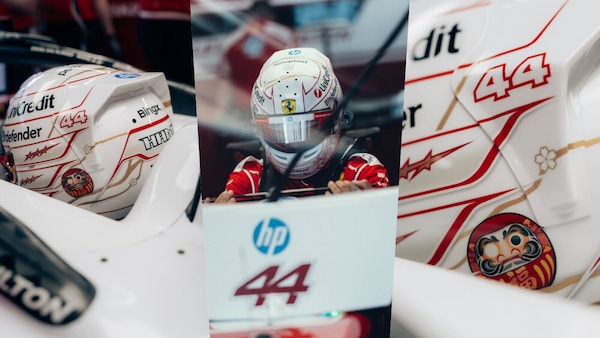 Hamilton sceglie il total white per Suzuka