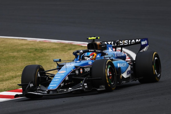 Williams, FW48 a dieta stretta: troppo peso, poco carico e la gomma che si solleva