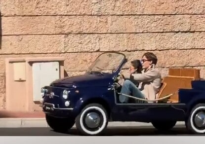 Russel torna dal match di Sinner in una costosissima Fiat 500: di che modello si tratta?