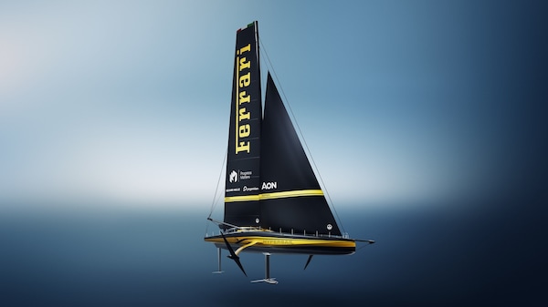Ferrari Hypersail svela la livrea del nuovo progetto del Cavallino