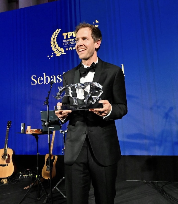 Sebastian Vettel premiato per il suo impegno ambientale: “Non è perfetto, ma è un inizio”