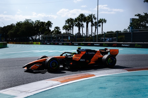 La griglia di partenza della Sprint Race di Miami
