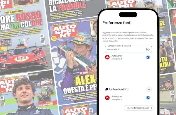 Google lancia le "fonti preferite": ecco come selezionare Autosprint.it