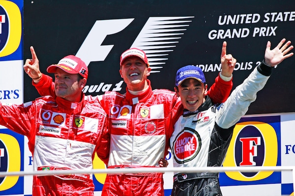 Takuma Sato tra due generazioni Schumacher a Indianapolis