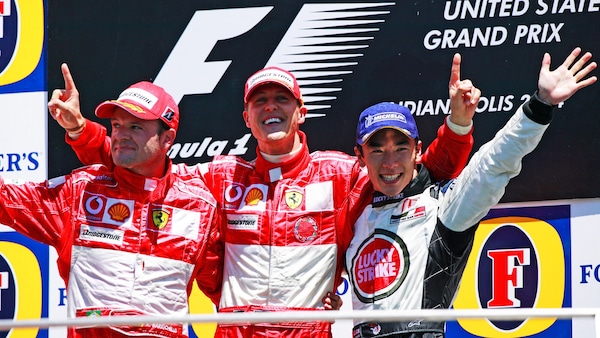 Takuma Sato tra due generazioni Schumacher a Indianapolis