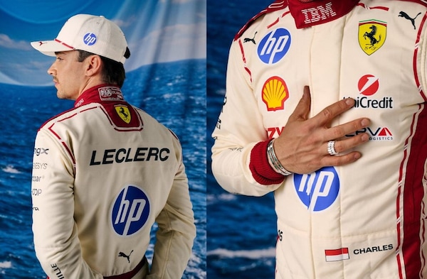Leclerc, tuta speciale per il GP di casa con i colori di Monaco