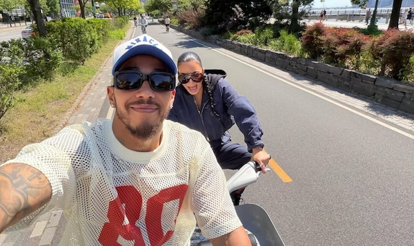 Hamilton si prepara al GP di Monaco allenandosi con Kim Kardashian