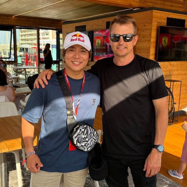 A Monaco c'era anche il "vero" Kimi, quattro chiacchiere con Berger e poi le foto con Katsuta