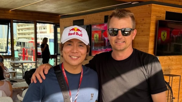 A Monaco c'era anche il "vero" Kimi, quattro chiacchiere con Berger e poi le foto con Katsuta