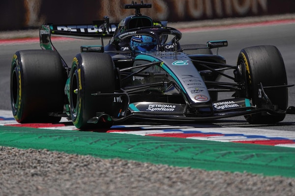 GP Barcellona, FP3: Russell davanti, poi Piastri e Leclerc