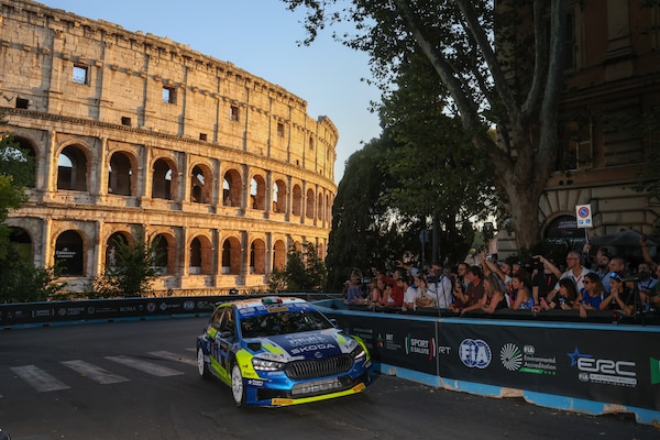 Daprà al comando del Rally di Roma Capitale