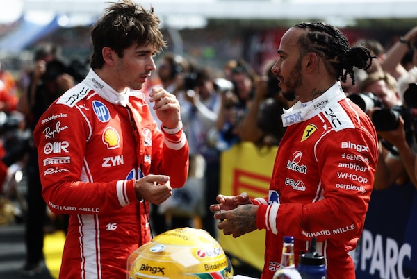 Hamilton sceglie l'assetto meglio del simulatore, Leclerc ha l'intuizione giusta