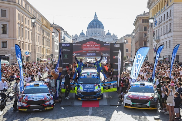 Rally di Roma Capitale, dominio Škoda sognando il WRC