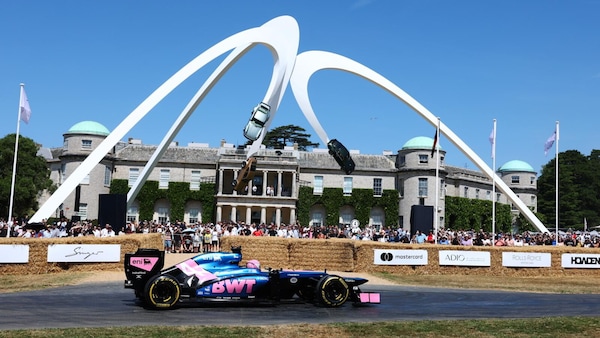 Nina Gademan protagonista a Goodwood con Alpine
