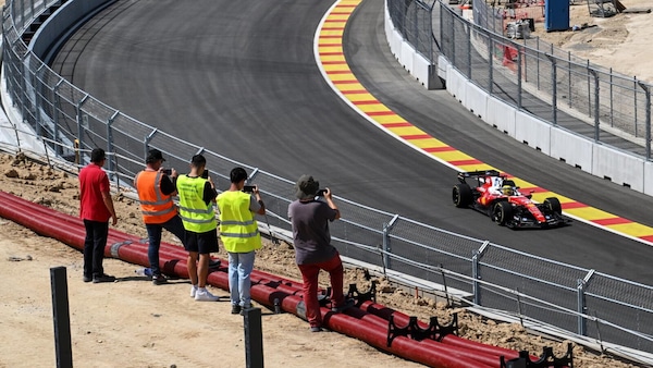 Ferrari in pista al Madring: le foto del debutto