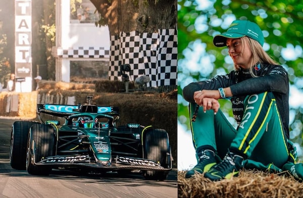 Jessica Hawkins torna al volante di una F1 a Goodwood