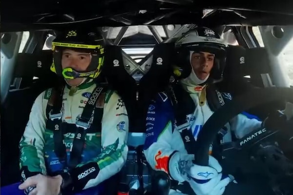 Lindblad prova la Ford Puma: "Il rally? È qualcosa che vorrei fare in futuro"