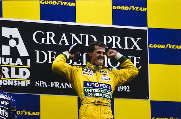 Schumacher e Spa, una storia d’amore lunga una carriera