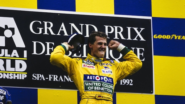 Schumacher e Spa, una storia d’amore lunga una carriera