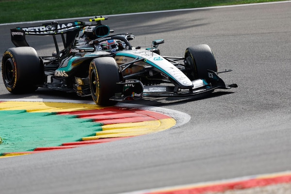 GP Belgio, FP3: Antonelli il più veloce, Hamilton a muro
