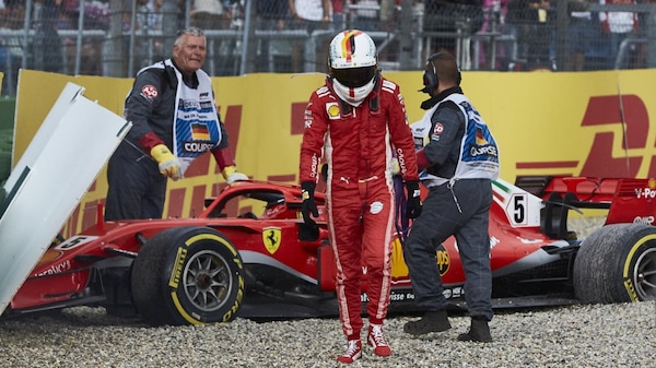 La gara più buia di Sebastian Vettel