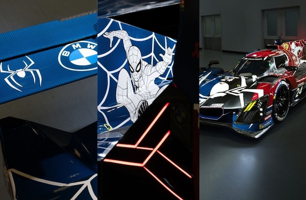 Spider-Man viaggia in BMW: livrea speciale per la Hypercar