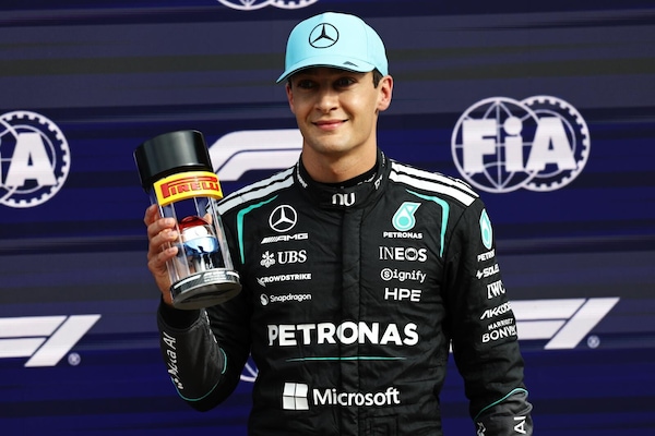 GP Olanda, Russell conquista la pole Sprint: 3° Leclerc, Antonelli insegue