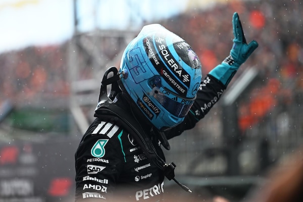 Russell: "Grande inizio di weekend, per fortuna la pioggia è arrivata tardi..."